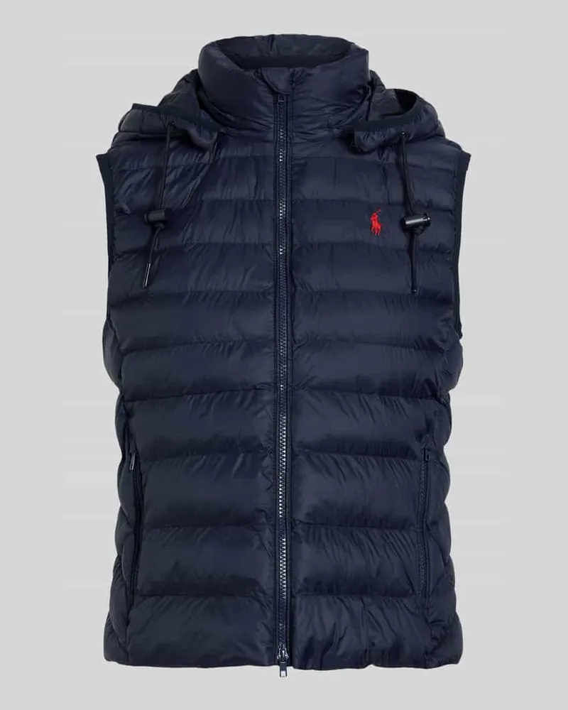Ralph Lauren Regular Fit Steppweste mit Logo-Stitching Marine