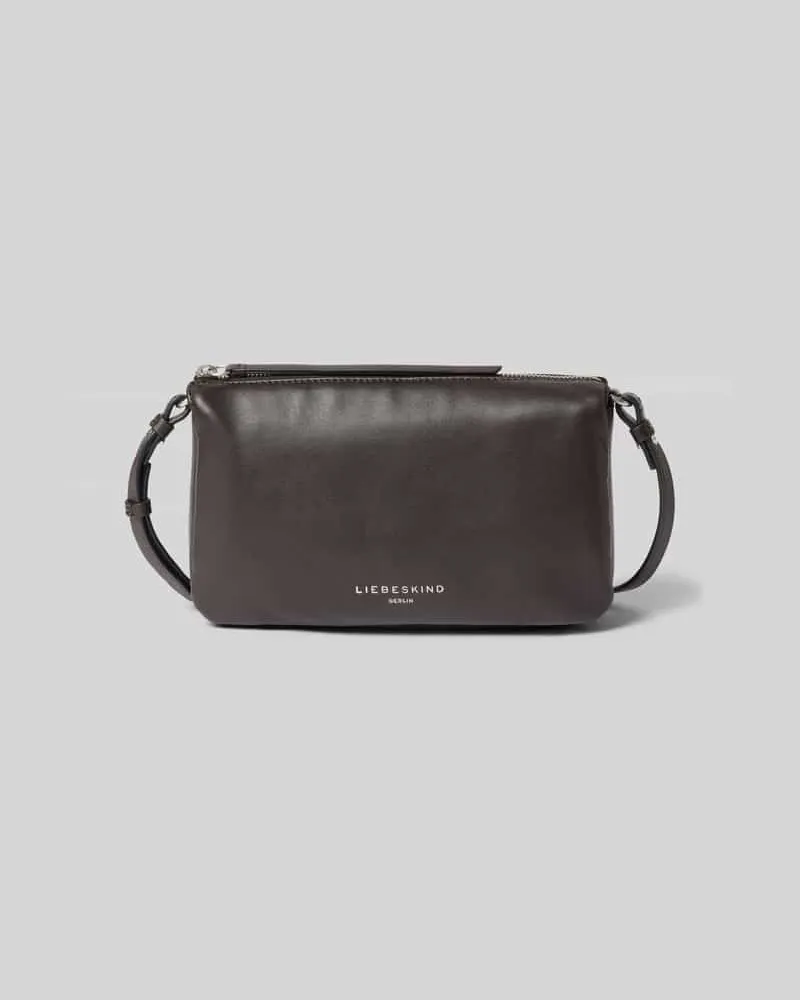 Liebeskind Crossbody Bag aus echtem Leder Modell 'Nina Dunkelbraun