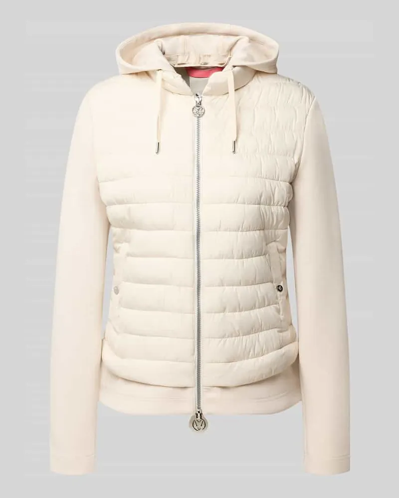 Fuchs Schmitt Jacke aus Baumwoll-Mix in Stepp-Optik Ecru