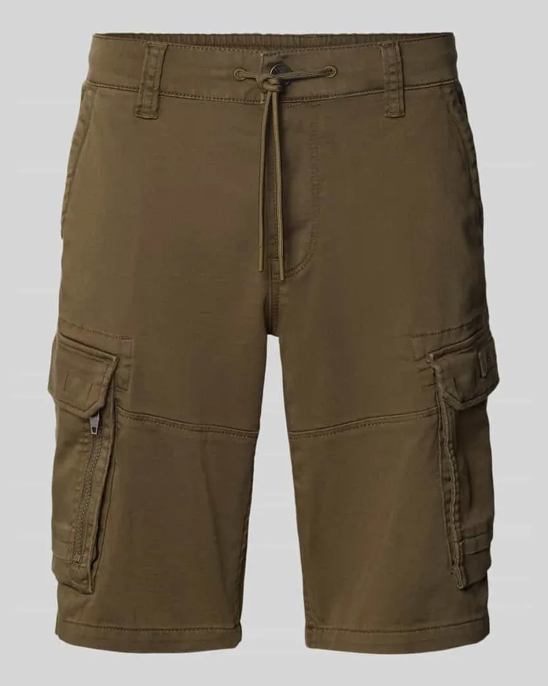PME Legend Bermudas mit Cargotaschen Oliv