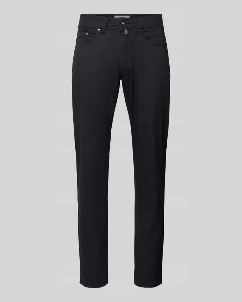 Pierre Cardin Tapered Fit Hose im 5-Pocket-Design Modell 'Lyon Black