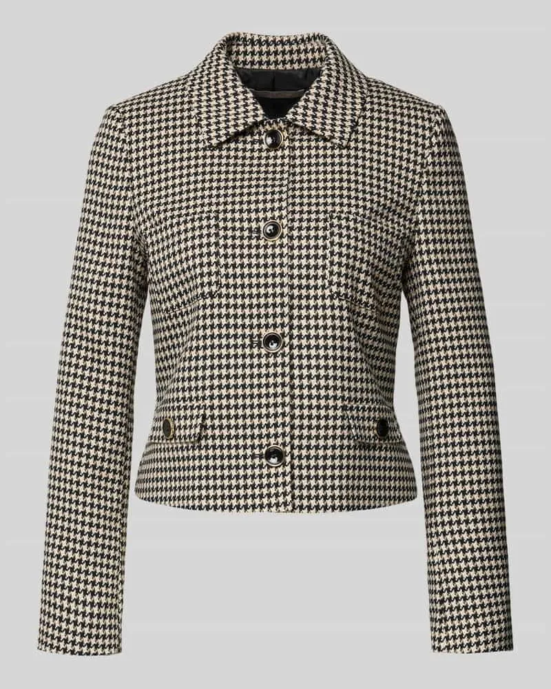 Christian Berg Blazer mit Knopfleiste Black