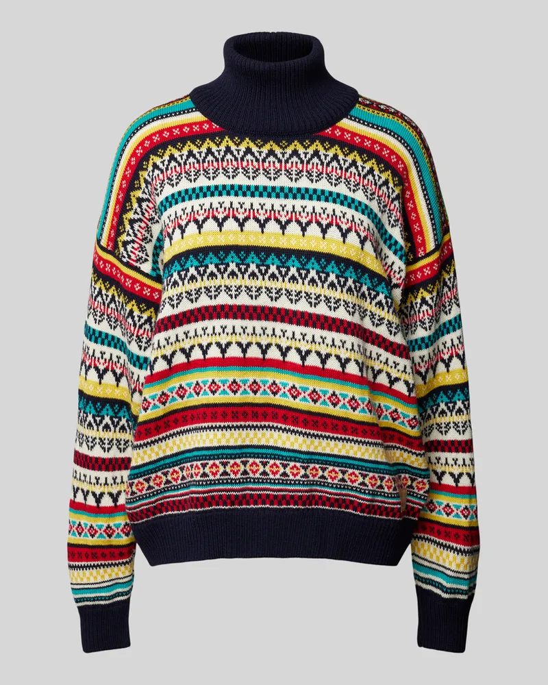 Dale of Norway Norwegerpullover mit Turtleneck Modell 'UTSIRA Rot