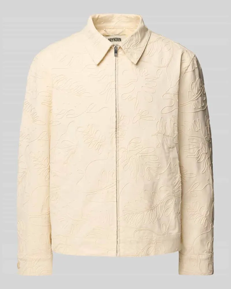 Drykorn Jacke mit Reißverschluss und Eingrifftaschen Modell 'RIKKA Offwhite