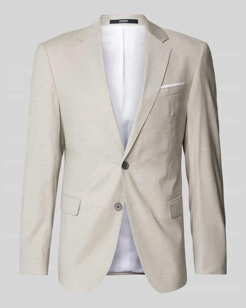 JOOP! Slim Fit Sakko mit Reverskragen Modell 'Herby Beige
