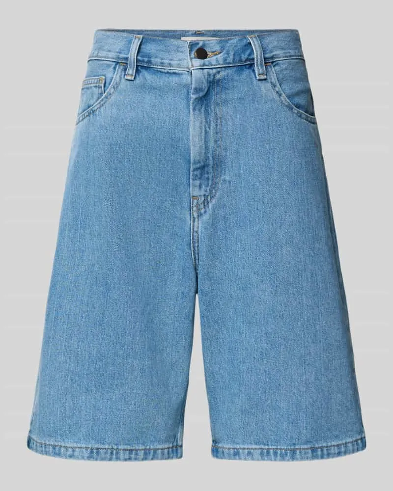 Carhartt WIP Relaxed Fit Jeans Shorts aus reiner Baumwolle Modell 'Brandon Jeansblau