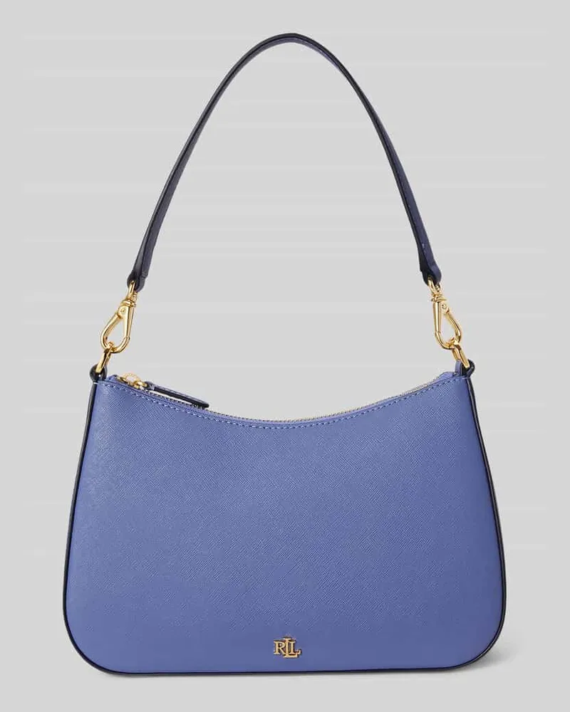 Ralph Lauren Umhängetasche aus echtem Leder Modell 'Danni Blau