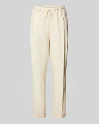 Tommy Hilfiger Tapered Fit Leinenhose mit Bügelfalten Modell 'CASUAL LINEN Sand