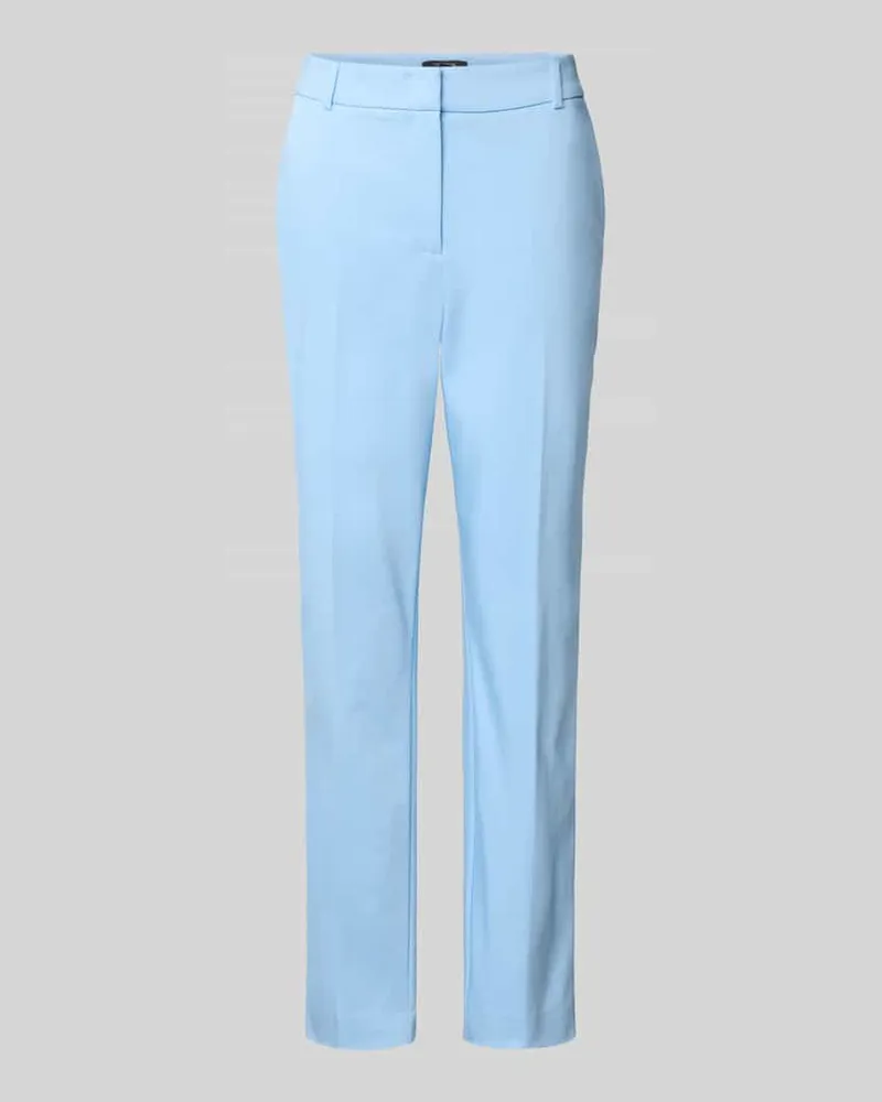 COMMA Hose mit Bügelfalten Blau