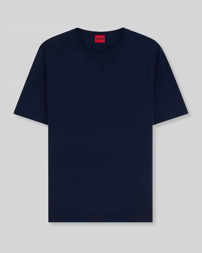 HUGO BOSS Regular Fit Pullover aus Schurwoll-Mix Modell 'SESSINAK Marine