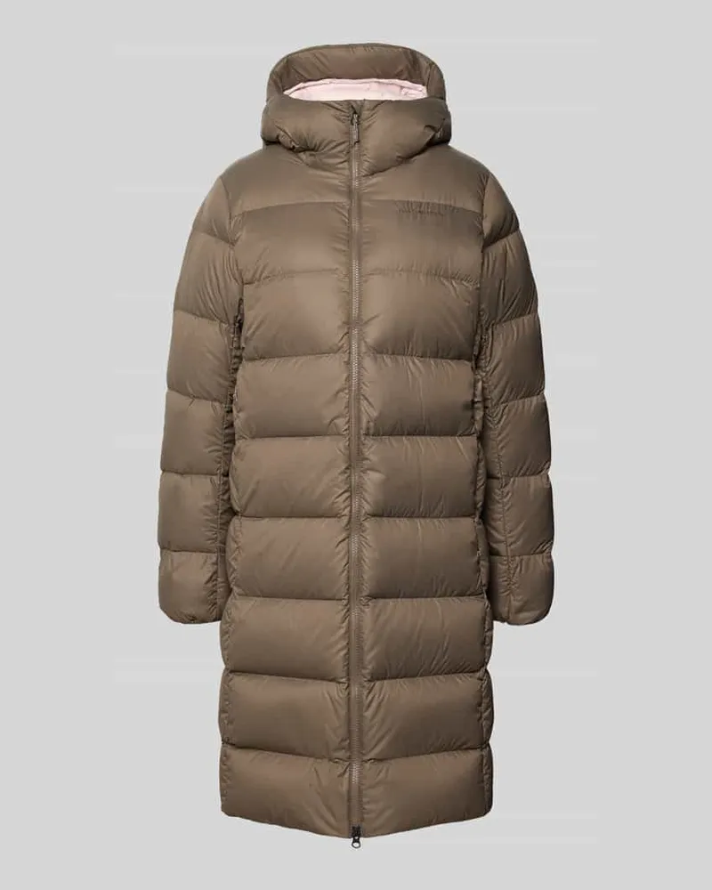 Peak Performance Steppmantel mit Daunen-Federn-Füllung Modell 'FROST Taupe