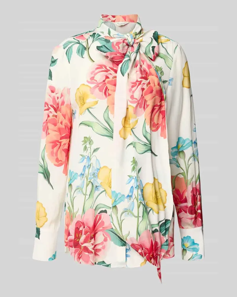 Ted Baker Regular Fit Bluse mit Schleifen-Detail Modell 'luusile Offwhite