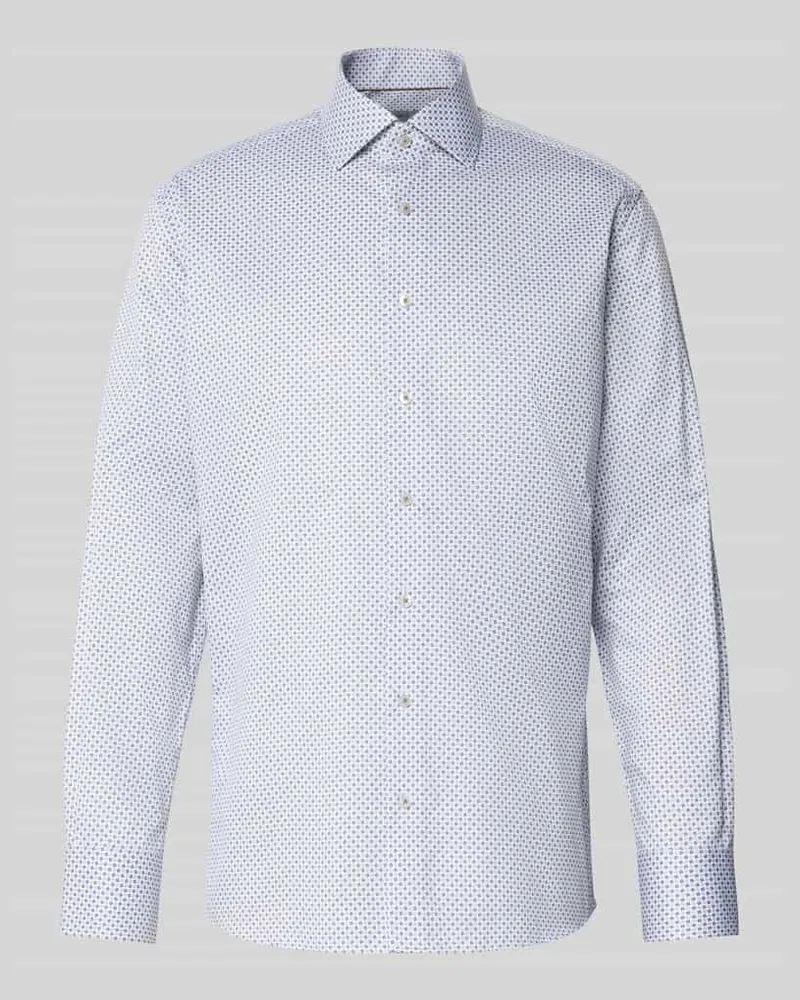 Eterna Modern Fit Business-Hemd mit Kentkragen Weiss