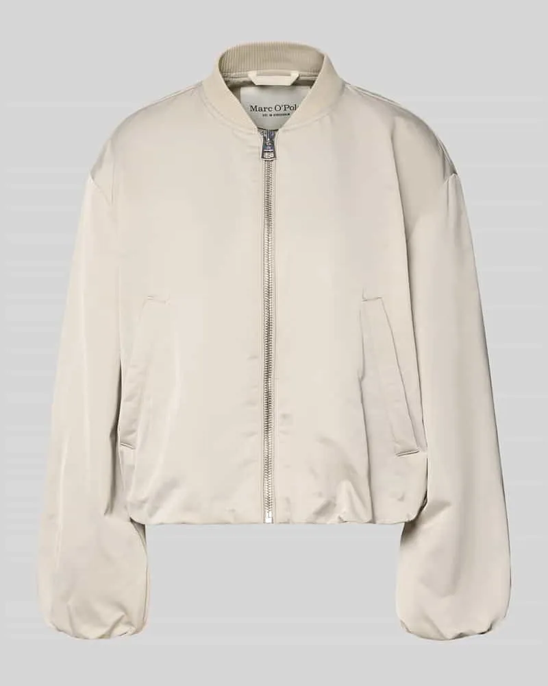 Marc O'Polo Regular Fit Blouson aus recyceltem Material Beige