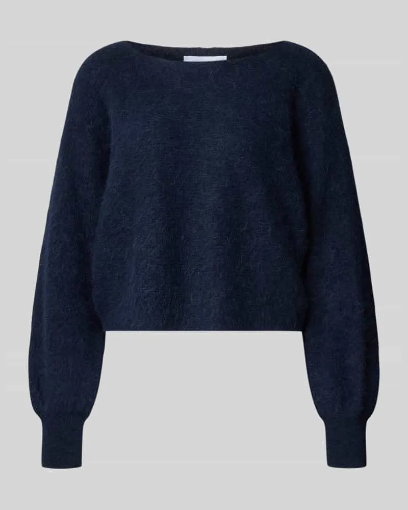 MARELLA Strickpullover mit gerippten Abschlüssen Modell 'FARADAY Marine