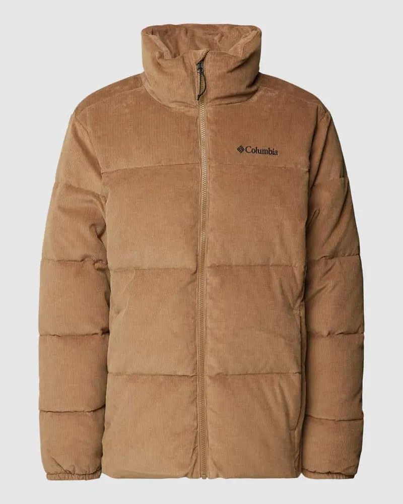 Columbia Sportswear Company Steppjacke mit Stehkragen Modell 'Puffect Mittelbraun