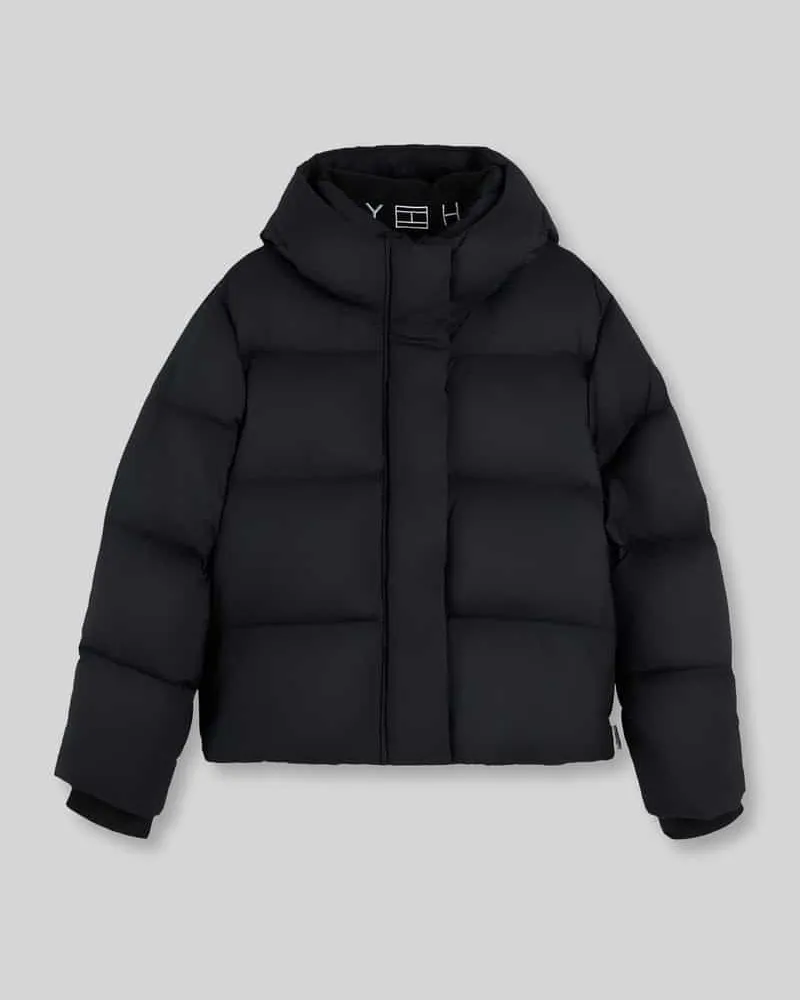 Tommy Hilfiger Regular Fit Daunenjacke mit Kapuze Black