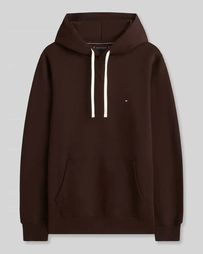 Tommy Hilfiger Regular Fit Hoodie aus Baumwoll-Mix Mittelbraun