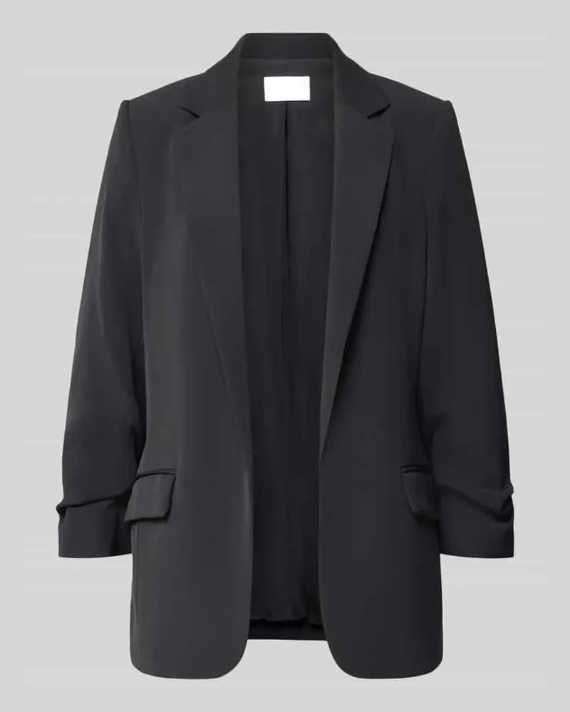 JAKE*S Relaxed Fit Blazer mit Pattentaschen Black