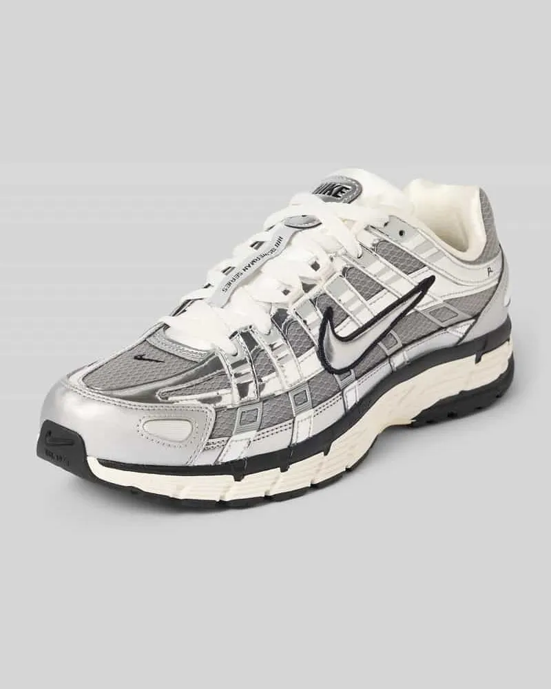 Nike Sneaker aus Leder-Textil-Mix Mittelgrau