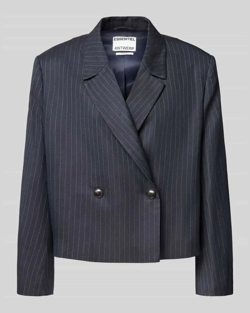 Essentiel Oversized Blazer mit Viskose-Anteil Modell 'ITZEL-I2NA Marine
