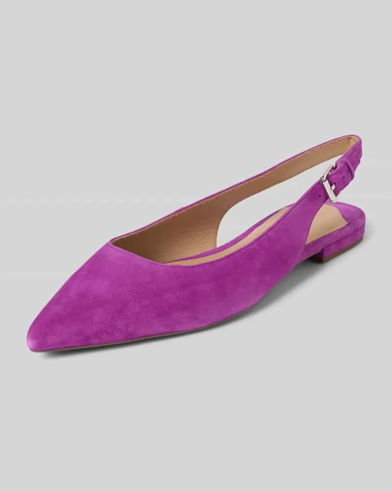 Ralph Lauren Ballerinas mit Dornschließe Modell 'LONDYN Lila