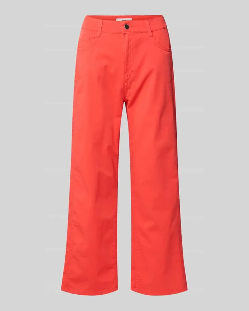 Brax Straight Leg Hose aus Baumwoll-Mix Modell 'MAINE S Hellrot