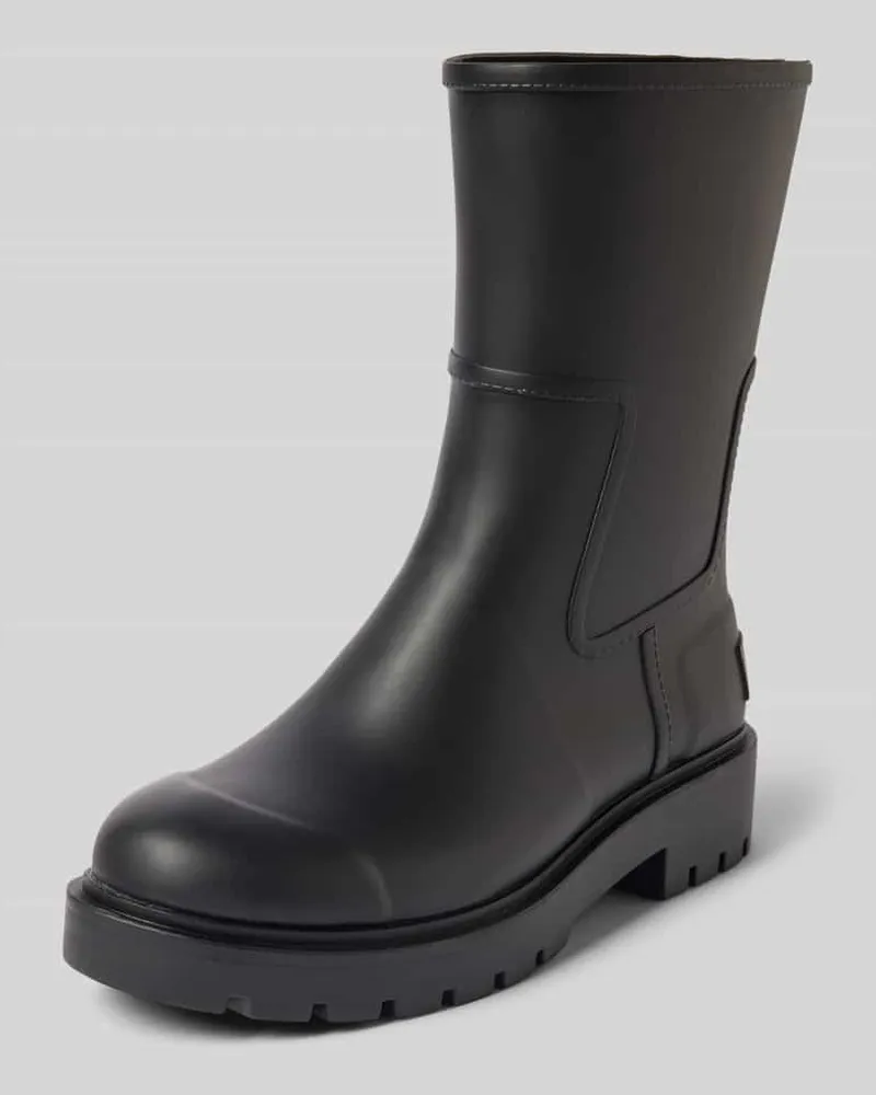 Calvin Klein Gummistiefel mit Label-Detail Black