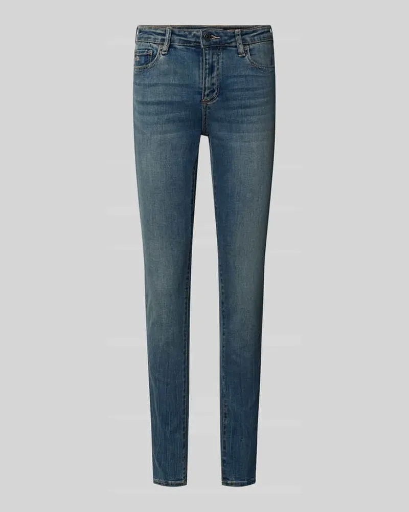 Armani Exchange Skinny Fit Jeans mit Viskose-Anteil Jeansblau