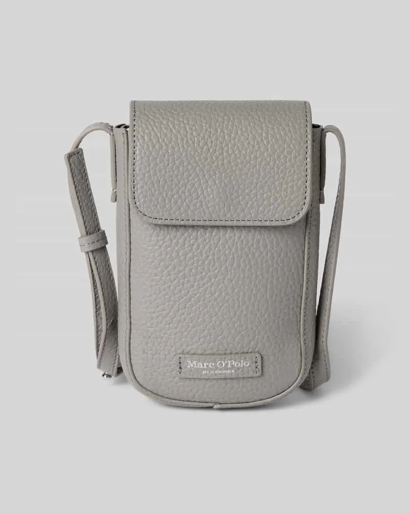 Marc O'Polo Umhängetasche aus echtem Leder Graphit