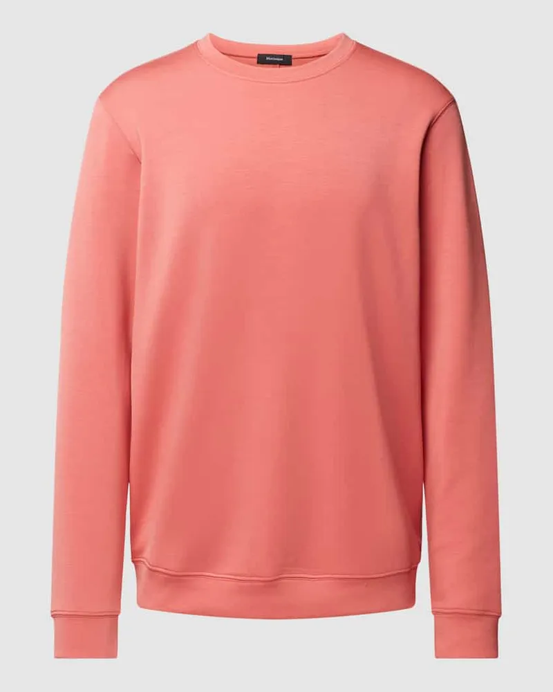 Matinique Sweatshirt mit geripptem Rundhalsausschnitt Modell 'harry Rosa