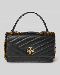 Tory Burch Clutch mit Steppnähten Black