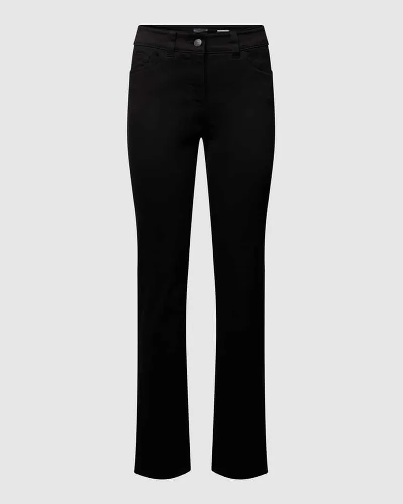 Gerry Weber Slim Fit Jeans aus Bio-Baumwollmischung Black