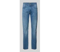 Tapered Fit Jeans im 5-Pocket-Design Modell 'Lyon