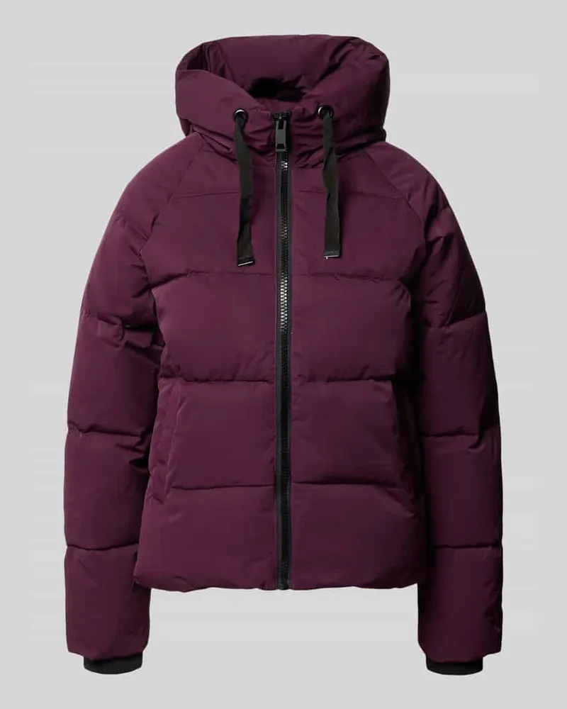 MOSS COPENHAGEN Regular Fit Steppjacke aus Material-Mix Modell 'Pavinaria Purple