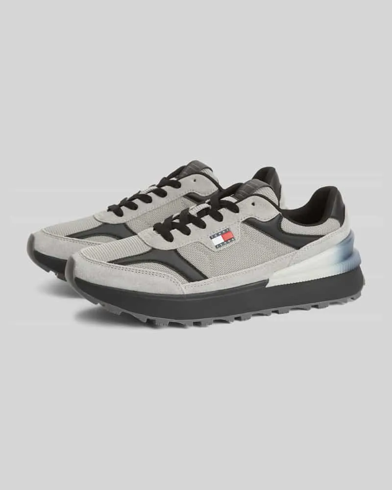 Tommy Hilfiger Sneaker mit Logo-Print Mittelgrau