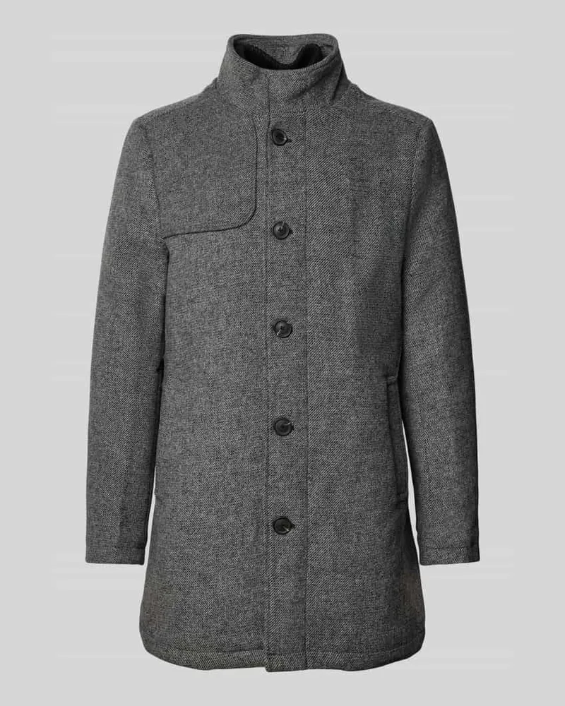 Lerros Jacke mit Stehkragen Mittelgrau