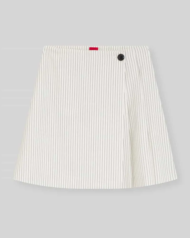 HUGO BOSS Mini-Rock in Wickeloptik Offwhite