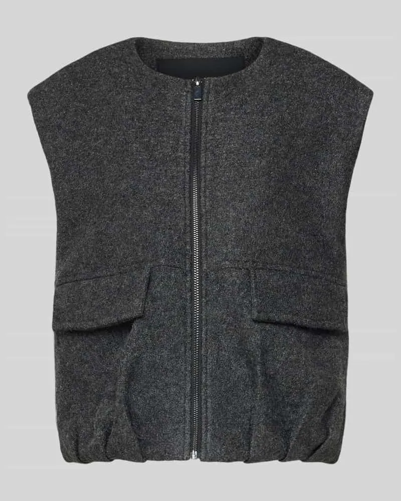 OPUS Weste mit Reißverschluss Modell 'Womaya Mittelgrau