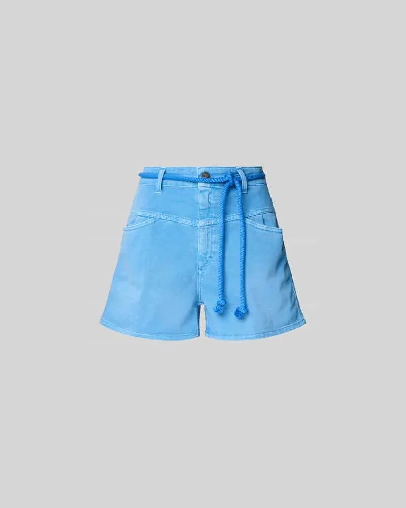 Closed Jeansshorts mit Eingrifftaschen Blau