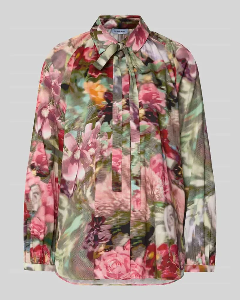 More & More Hemdbluse mit Knopfleiste Gruen