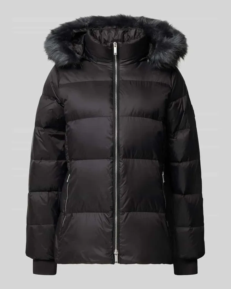 Calvin Klein Steppjacke mit Stehkragen und Zweiwege-Reißverschluss Black