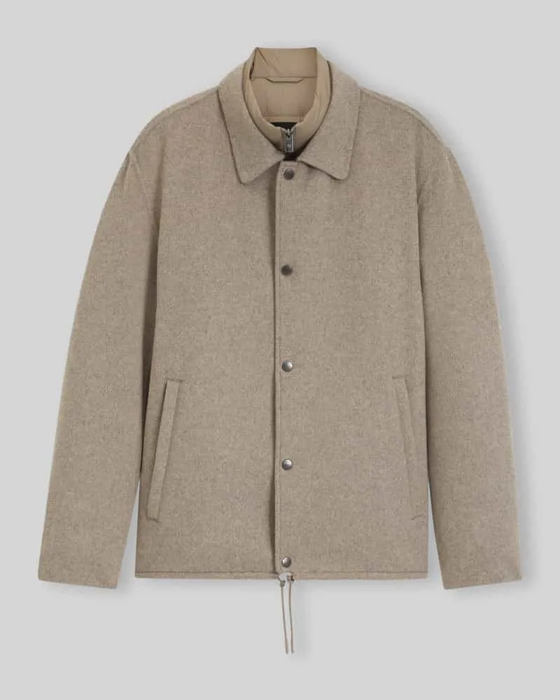 HUGO BOSS Hemdjacke mit Steppeinsatz Modell 'C-Caron Beige