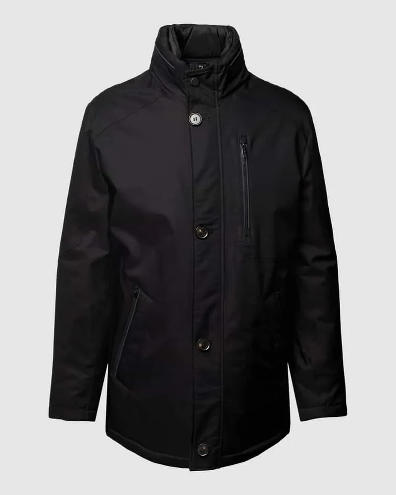 Bugatti Jacke mit Knopfleiste Black