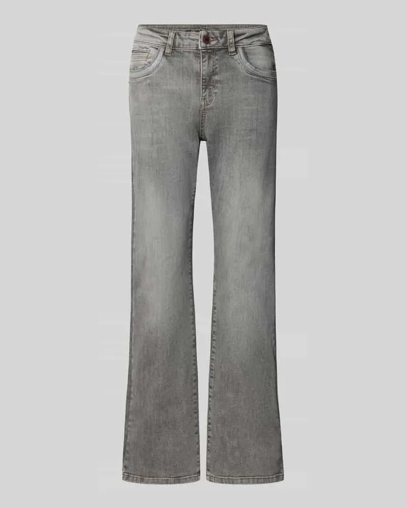 Mos Mosh Jeans mit Eingrifftaschen Modell 'Cecilia Perla Hellgrau
