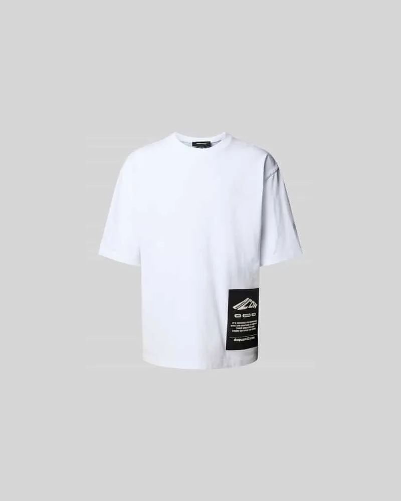Dsquared2 T-Shirt mit Label-Detail Weiss