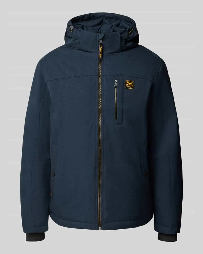 PME Legend Jacke mit Kapuze und Label-Detail Modell 'STRATOR Marine