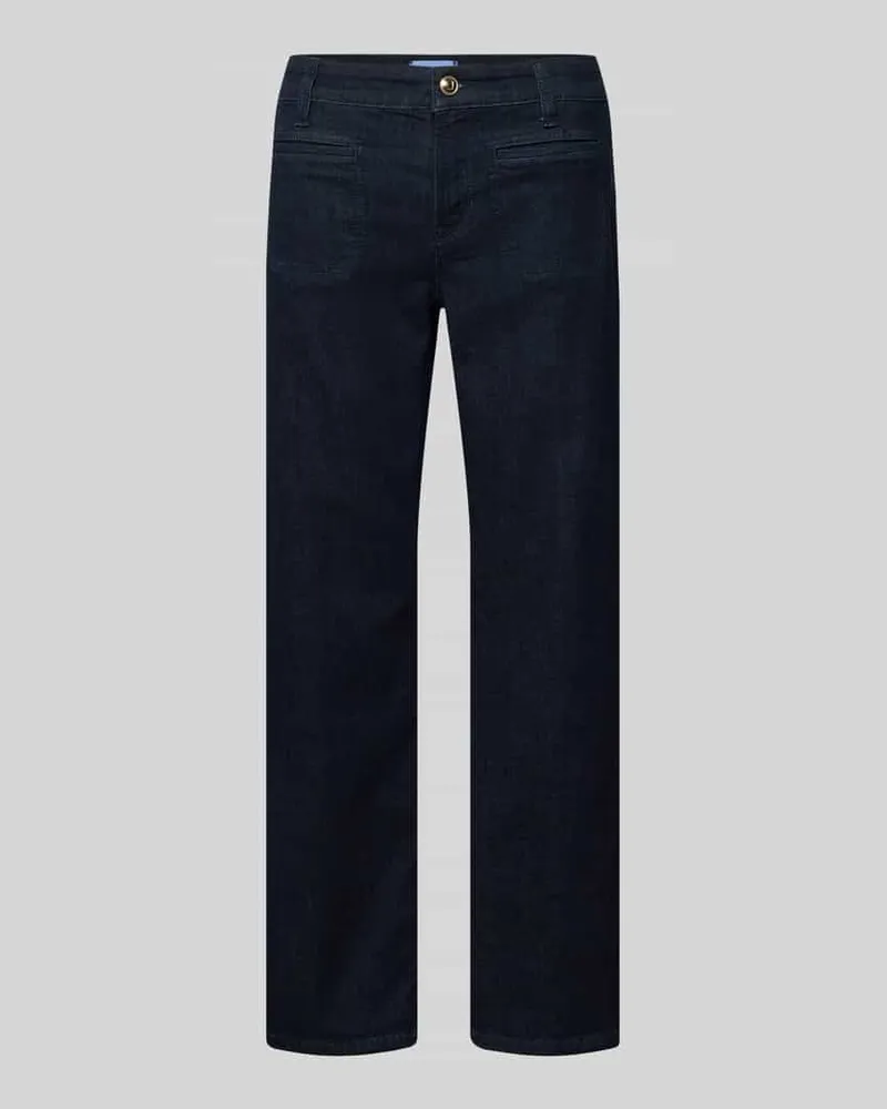 Cambio Jeans in verkürzter Passform Modell 'TESS Dunkelblau