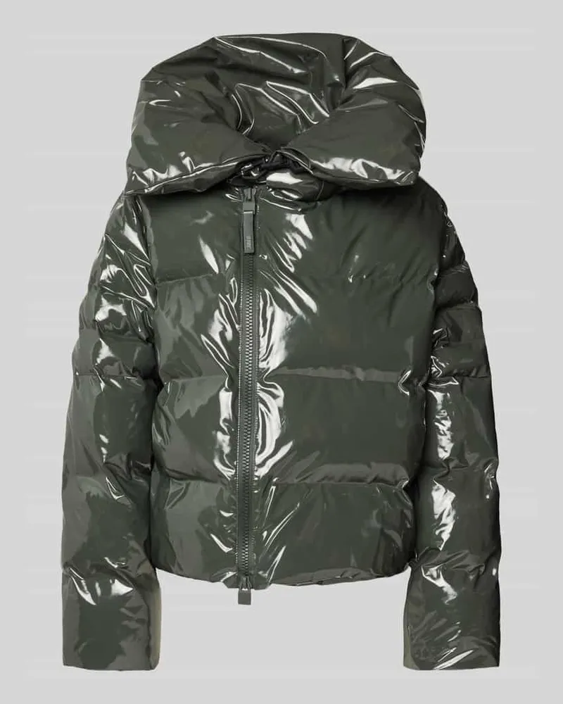 RAINS Steppjacke mit Zweiwege-Reißverschluss Modell 'Alta Vision Oliv