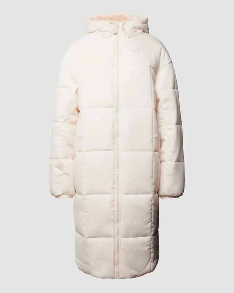 Nike Steppmantel mit Label-Stitching Beige
